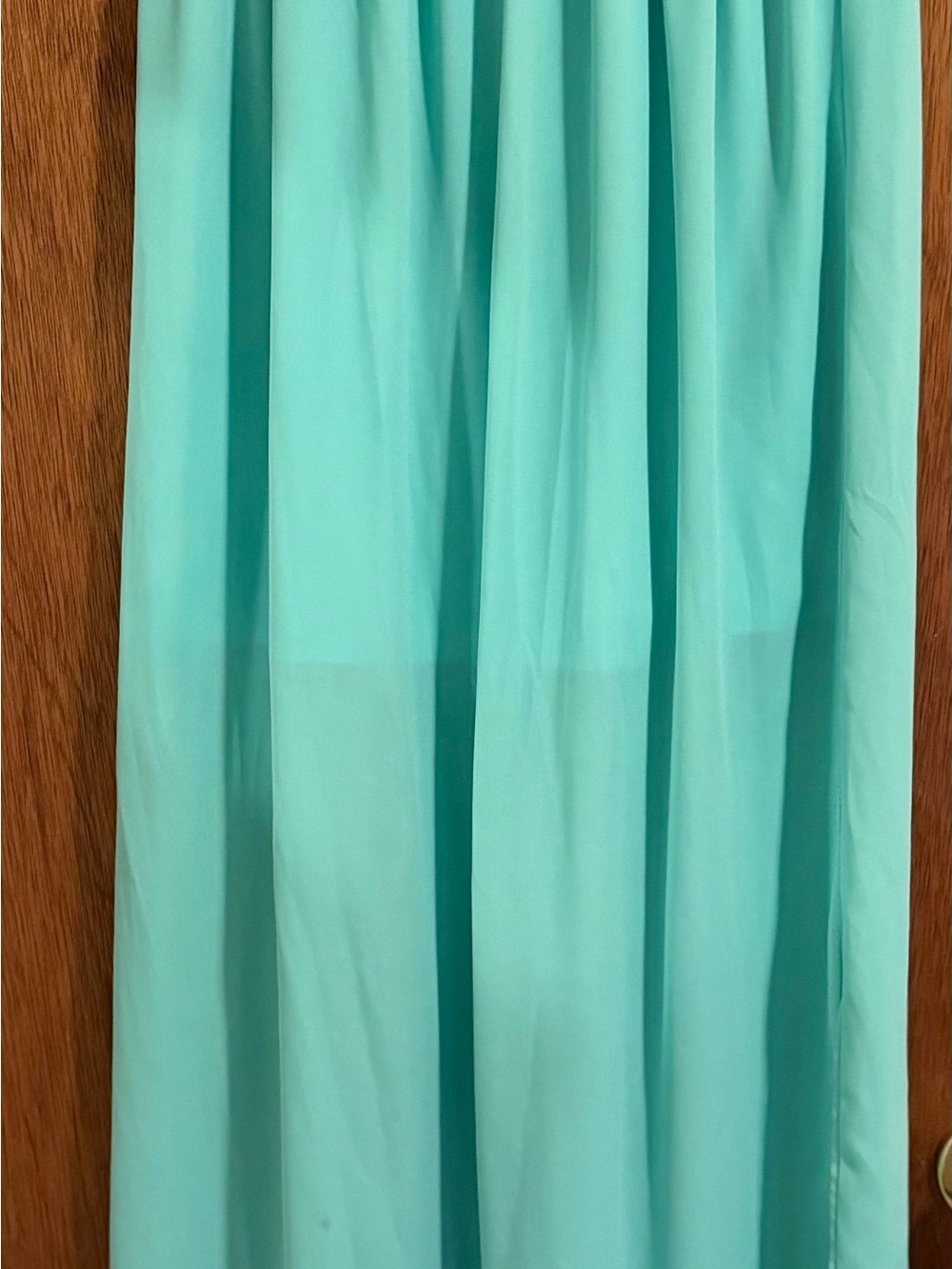 Harper Aqua Maxi Skirt - Flowing Gathered Silhouette